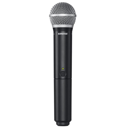 Shure BLX2 Handheld Wireless Transmitter with PG58 Microphone, H9: 512.125-541.800MHz