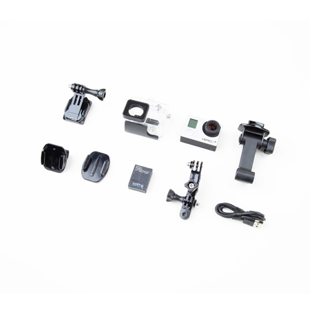 GoPro HERO3+ Camera, Wi-Fi, App Ready, 1080p at 60 fps, HDMI/Mini-USB, Silver Edition