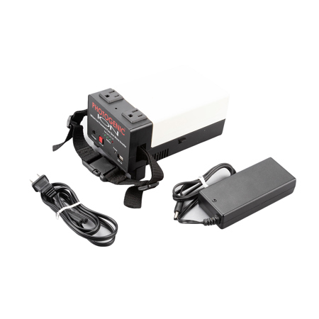 Photogenic Lithium- Powered Pure Sine Wave Inverter - Portable Power for Studio Lights #956055