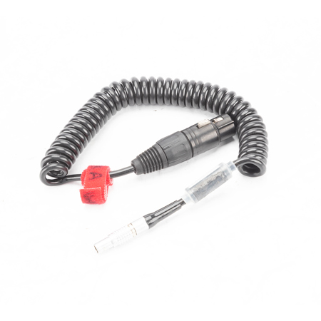 ARRI KC 154-SP-S A (K2.72031.0) 12V Coiled Accessory Cable, 2-Pin Lemo to 4-Pin XLR