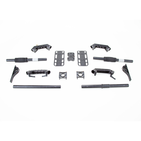 CineMilled Pro Ring 14x4 Handlebar System - 4x Corners, 4x 14" Tubes, 2x Grips