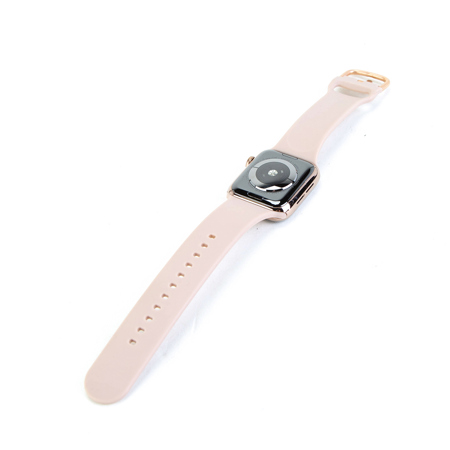 Apple Watch Series 5 GPS + Cellular, 40mm Gold Stainless Steel Case with Stone Sport Band (S/M & M/L)