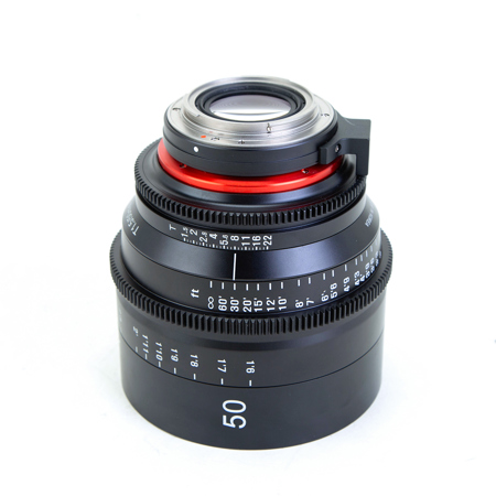 USED Rokinon Xeen 50mm T1.5 Cine Lens for Canon EF-Mount