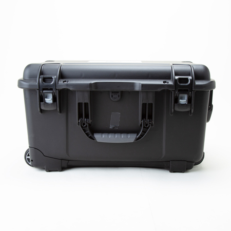 Nanuk 938 Wheeled Waterproof Hard Case with 3-Pocket Lid Organizer and Padded Divider, Black