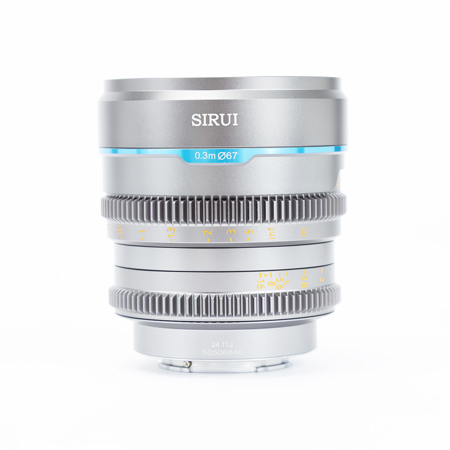 USED Sirui Night Walker 24mm T1.2 Cine Lens for Fujifilm X
