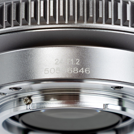 USED Sirui Night Walker 24mm T1.2 Cine Lens for Fujifilm X
