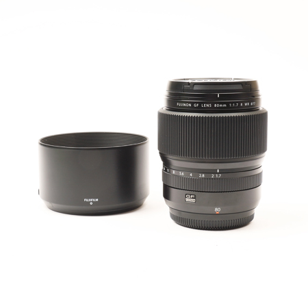 Fujifilm GF 80mm f/1.7 R WR Lens, Black
