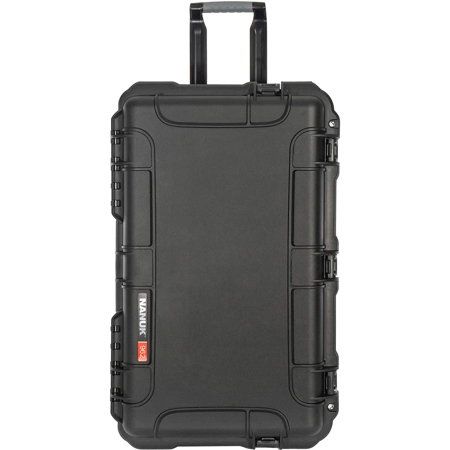 Nanuk 962 Wheeled Waterproof Hard Case with 6-Pocket Lid Organizer and Padded Divider, Black