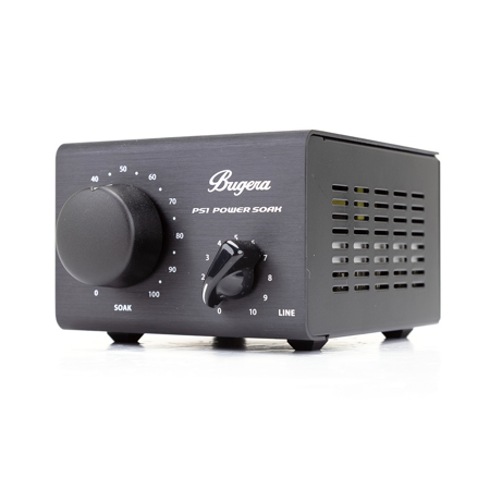 Bugera PS1 Power Soak Passive 100W Power Attenuator for Guitar and Bass Amplifiers with Emulated Mic Output