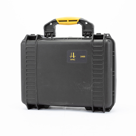 HPRC 2400 Hard Case with Foam Insert for Sony FX3 Cinema Line Camera, Black with Yellow Handle