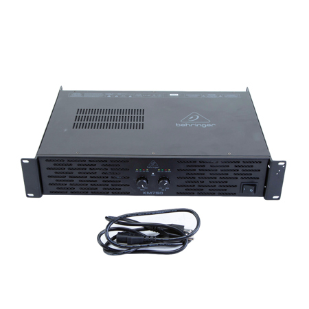 Behringer KM750 Professional 750W Stereo Power Amplifier with ATR