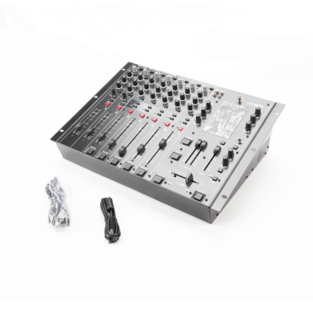 Behringer Pro Mixer DX2000USB Professional 7-Channel DJ Mixer with Infinium "Contact-Free" VCA Crossfader, USB/Audio Interface, 3-Band Kill EQ