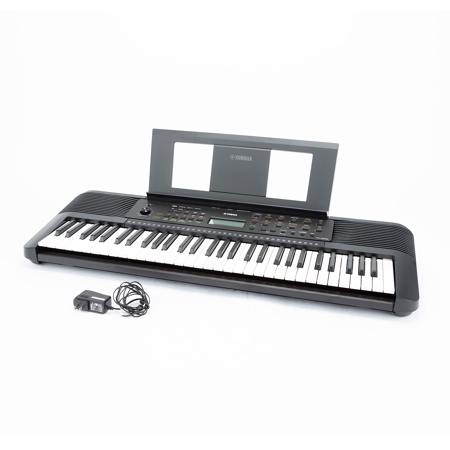 Yamaha PSR-E283 61-Key Entry-Level Portable Keyboard with AC Adapter