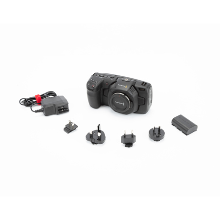 Blackmagic Design Pocket Cinema Camera 4K Body Only With Active Micro Four Thirds Lens Mount (No DaVinci Resolve Dongle)