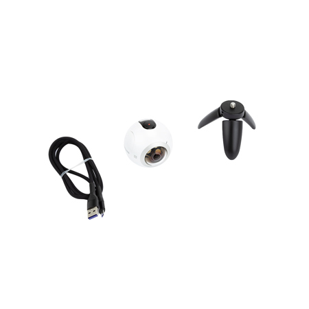 Samsung Gear 360 30MP Spherical VR Camera, 3840x1920 Dual Cam, 30 fps, Wi-Fi, Bluetooth and NFC