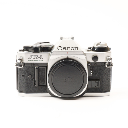 USED Canon AE-1P Program 35mm SLR Manual Focus Camera Body, Chrome