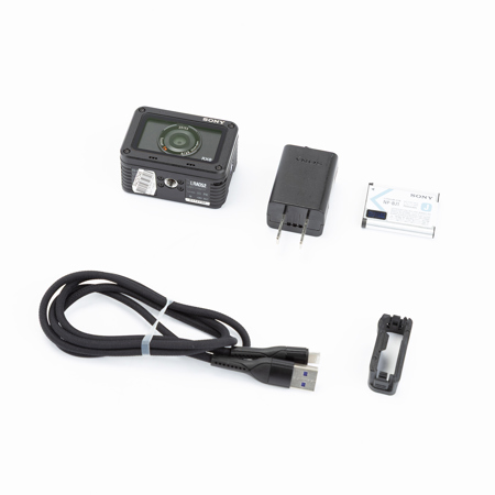 Sony RX0 Ultra-Compact Waterproof and Shockproof Digital Camera with Zeiss 24mm Lens