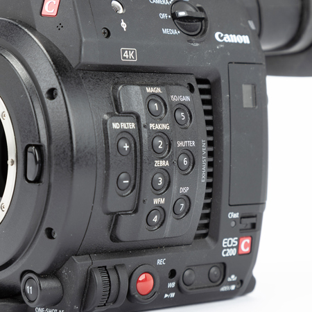 USED Canon EOS C200 Cinema Camcorder Body with Touch Screen LCD