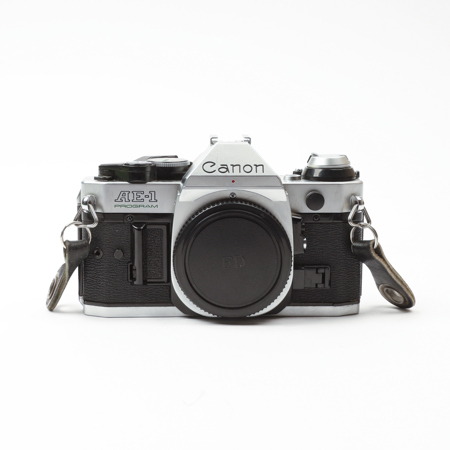 USED Canon AE-1P Program 35mm SLR Manual Focus Camera Body, Chrome