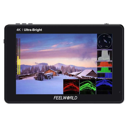 Feelworld 7" 3D LUT 4K HDMI Ultra-Bright 2200nits On-Camera Touchscreen Monitor
