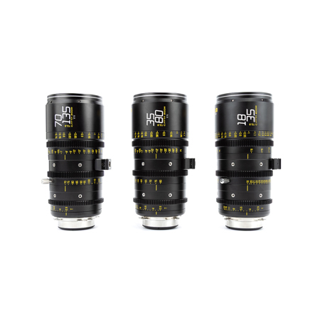 USED DZOFILM Catta Ace Cine 3-Lens Bundle with 18-35mm, 35-80mm