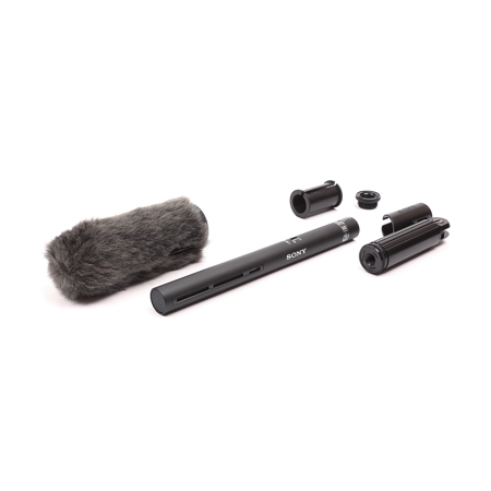 Sony ECM-VG1 Electret Condenser Short Shotgun Microphone, 40Hz to 20kHz Frequency Response