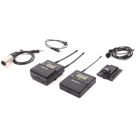Sony UWP-D21 Camera-Mount Wireless Omni Lavalier Microphone System, 25UC: 536 to 608MHz