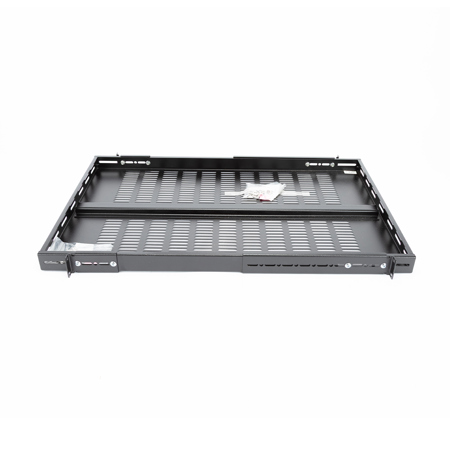StarTech 1U Adjustable Mounting Depth Vented Rack Mount Shelf