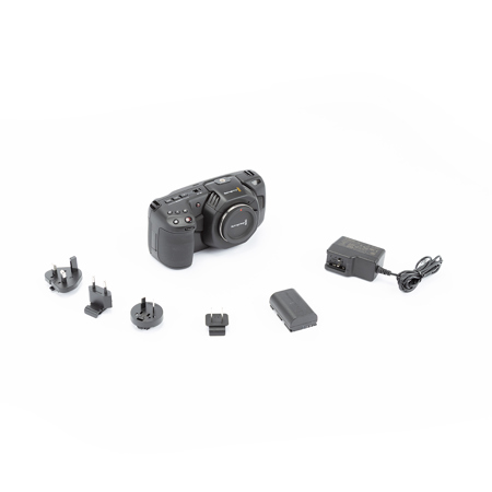 Blackmagic Design Pocket Cinema Camera 4K Body Only With Active Micro Four Thirds Lens Mount (No DaVinci Resolve Dongle)