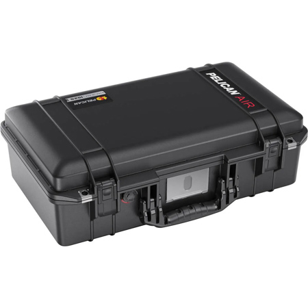 Pelican 1525AirWD Hard Carry Case with Padded Divider Insert, Black