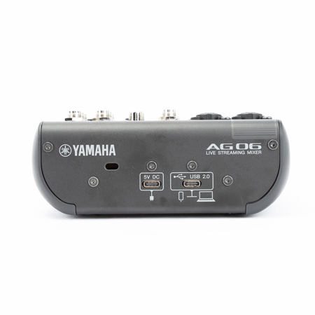 USED Yamaha AG06MK2 6-Channel Live Streaming Mixer with USB