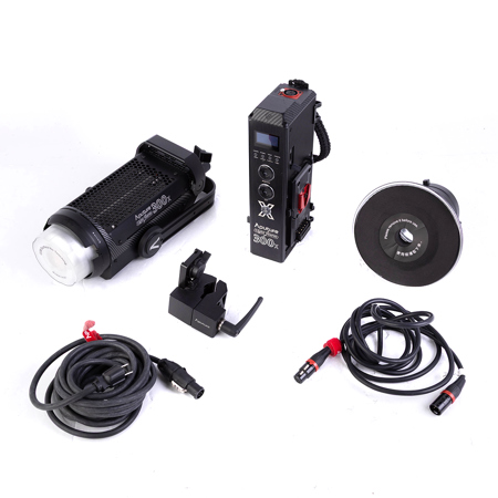 Aputure Light Storm LS 300X Beyond Bi-Color LED Light Kit, Includes Control Box with V-Mount Battery Plate