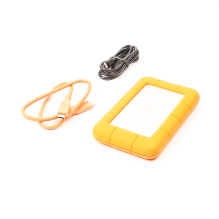 LaCie Rugged USB-C 3.1 1TB External Hard Drive