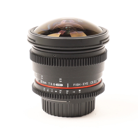 Rokinon 8mm F/3.8 Fisheye Cine VDSLR Lens for Nikon
