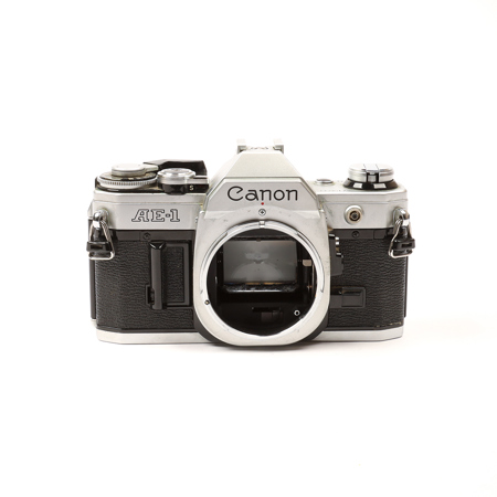 USED Canon AE-1 SLR 35mm Manual Focus Camera Body, Chrome