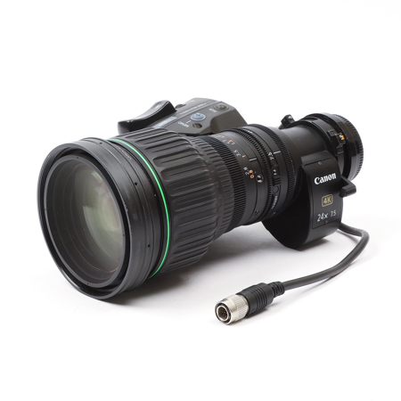USED Canon CJ24ex7.5B IRSE S 4K EFP Zoom Lens with 34x Zoom Ratio