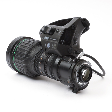 USED Canon CJ24ex7.5B IRSE S 4K EFP Zoom Lens with 34x Zoom Ratio