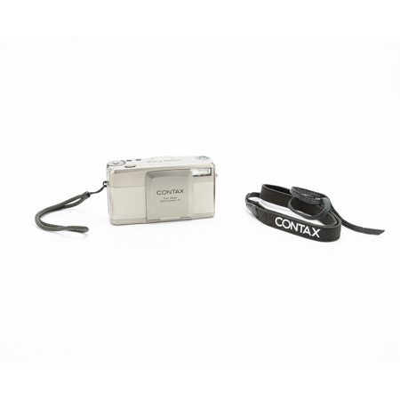 Contax TVS-III 35mm Point & Shoot Camera, Silver with Zeiss Vario Sonnar 30-60mm f/3.7-6.7