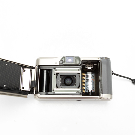 USED Contax TVS-III 35mm Point & Shoot Camera, Silver with Zeiss