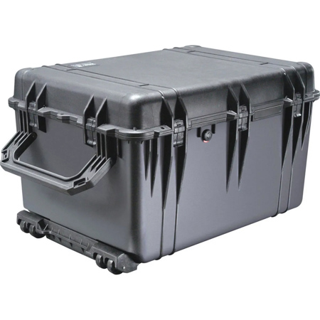 Pelican 1660 Watertight Hard Case with Cubed Foam & Wheels - Charcoal Black