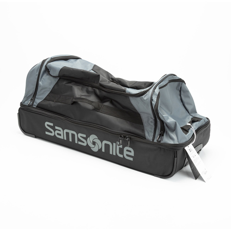 Samsonite Andante 2 Wheeled Duffel Bag 32-Inch Durable Rolling Luggage with Inline Skate Wheels, Push-Button Handle & Spacious Compartments Travel-Friendly and Lightweight - All Black
