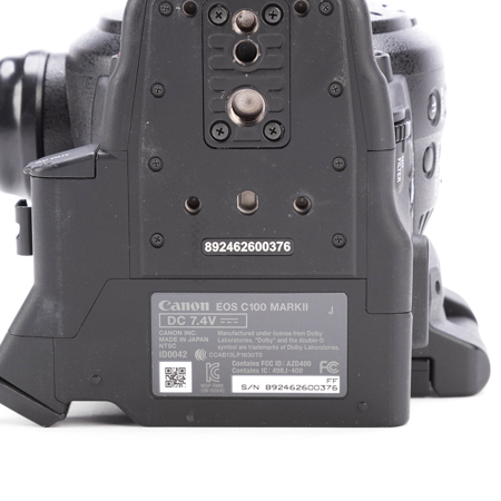 USED Canon EOS C100 Mark II Cinema Camcorder Body with Dual Pixel