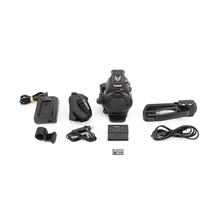 Canon EOS C100 Cinema Camcorder Body with Dual Pixel CMOS AF Feature Upgrade - EF Lens Mount