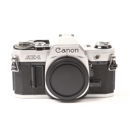 USED Canon AE-1 SLR 35mm Manual Focus Camera Body, Chrome