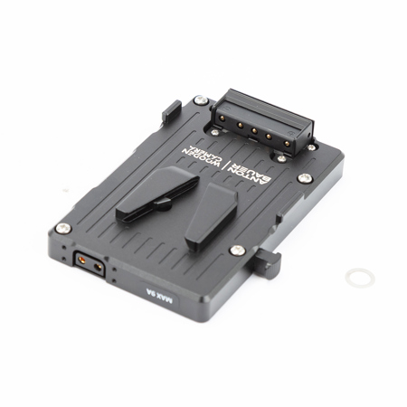 Wooden Camera Pro V-Mount Plate, 3x D-Tap