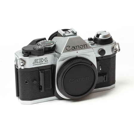 USED Canon AE-1P Program 35mm SLR Manual Focus Camera Body, Chrome