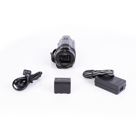 Sony FDR-AX53 16.6MP 4K Ultra HD Handycam Camcorder, 20x Optical Zoom, Black