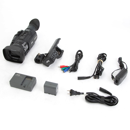 JVC GY-HM100U ProHD Compact Handheld 3-CCD Camcorder with Optical Image Stabilization