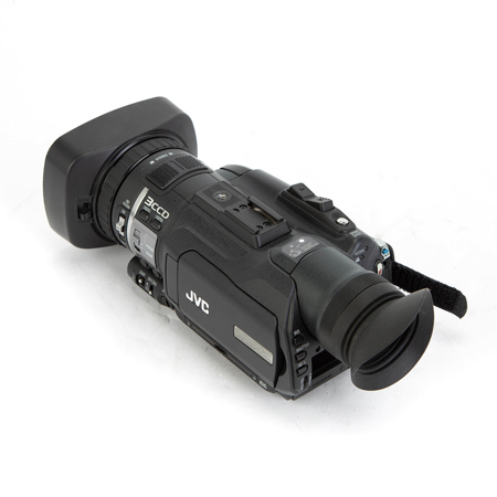 USED JVC GY-HM100U ProHD Compact Handheld 3-CCD Camcorder with