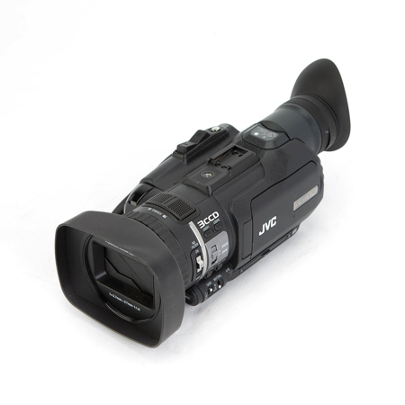 USED JVC GY-HM100U ProHD Compact Handheld 3-CCD Camcorder with